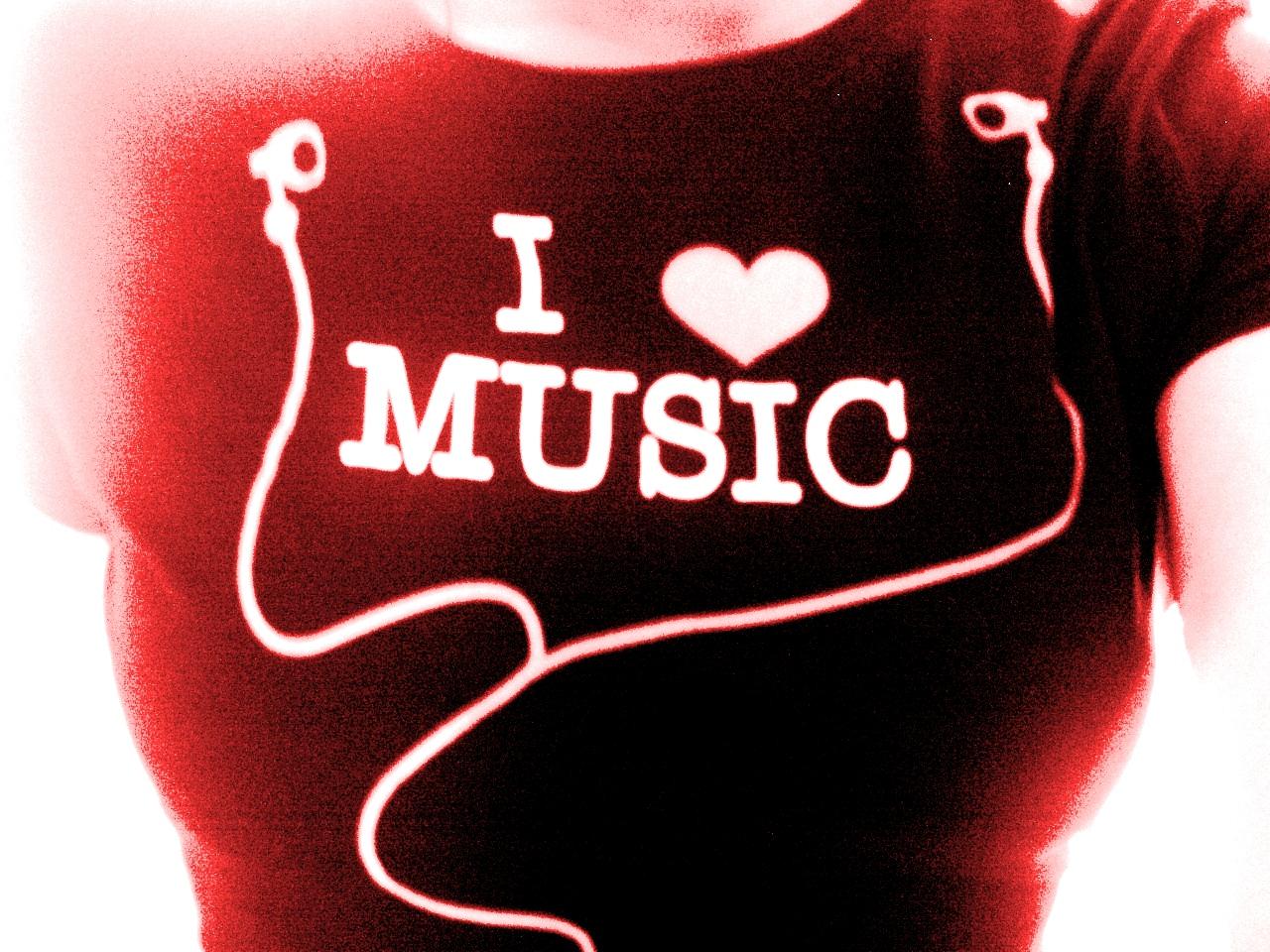 обои I love musik фото