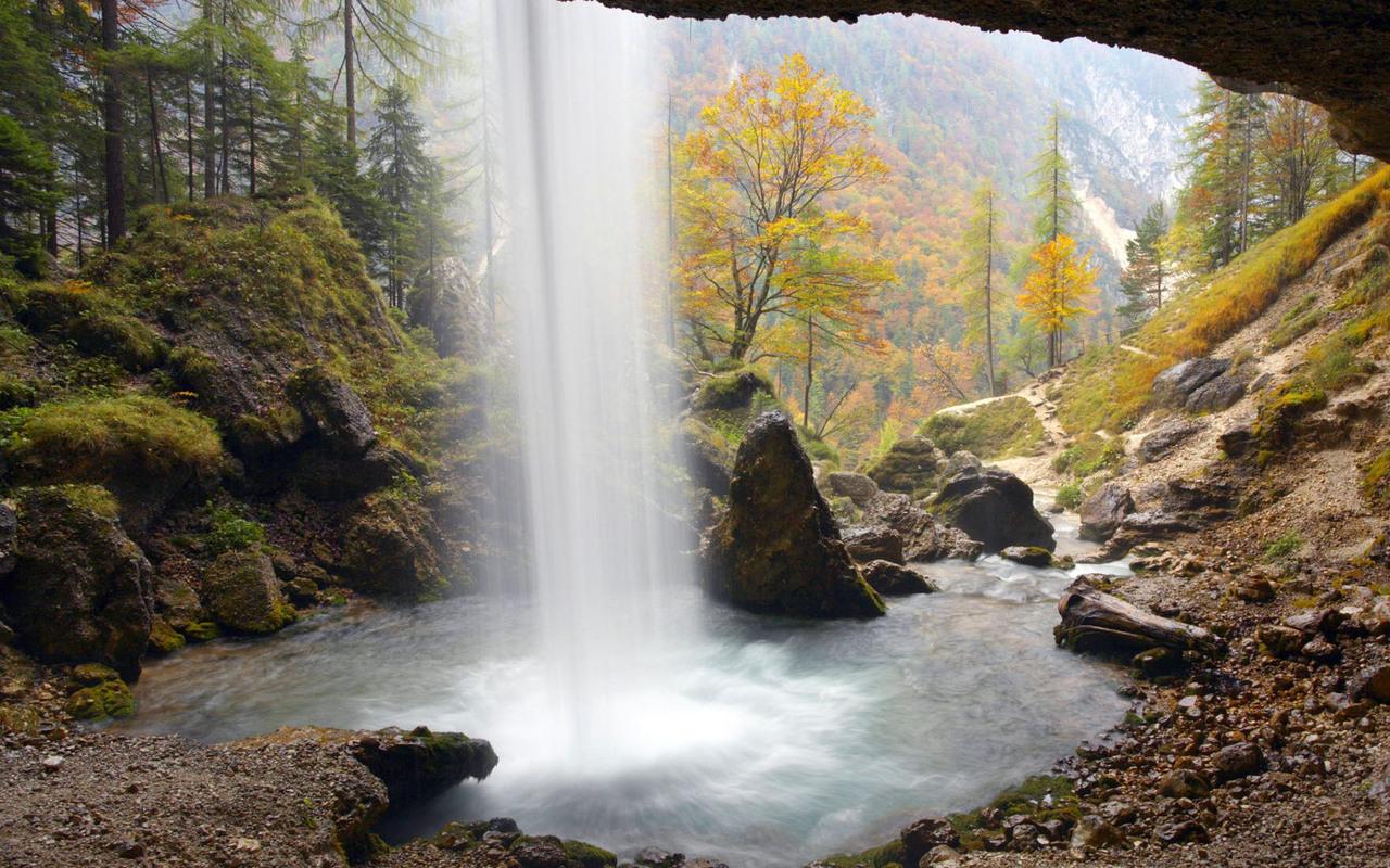 обои Словения, Национальный Парк Триглав водопад фото