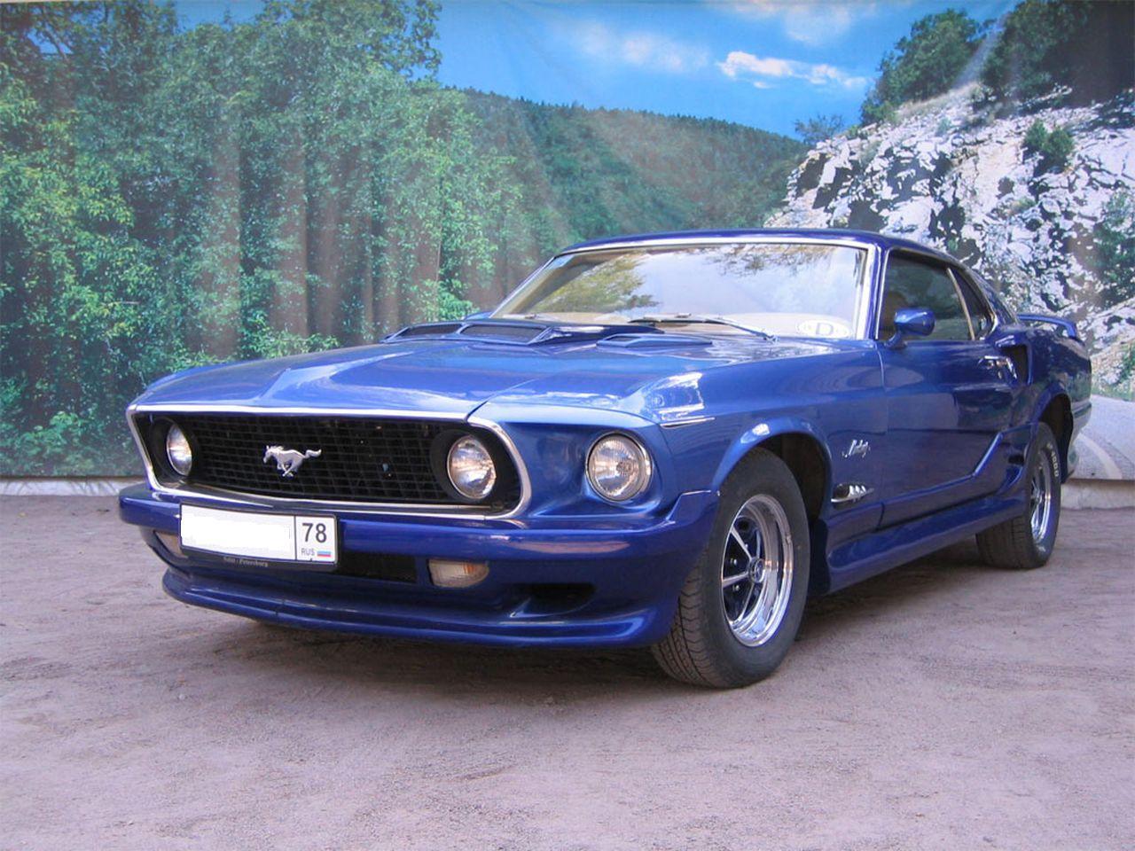 обои Ford Mustang RetroAvto фото