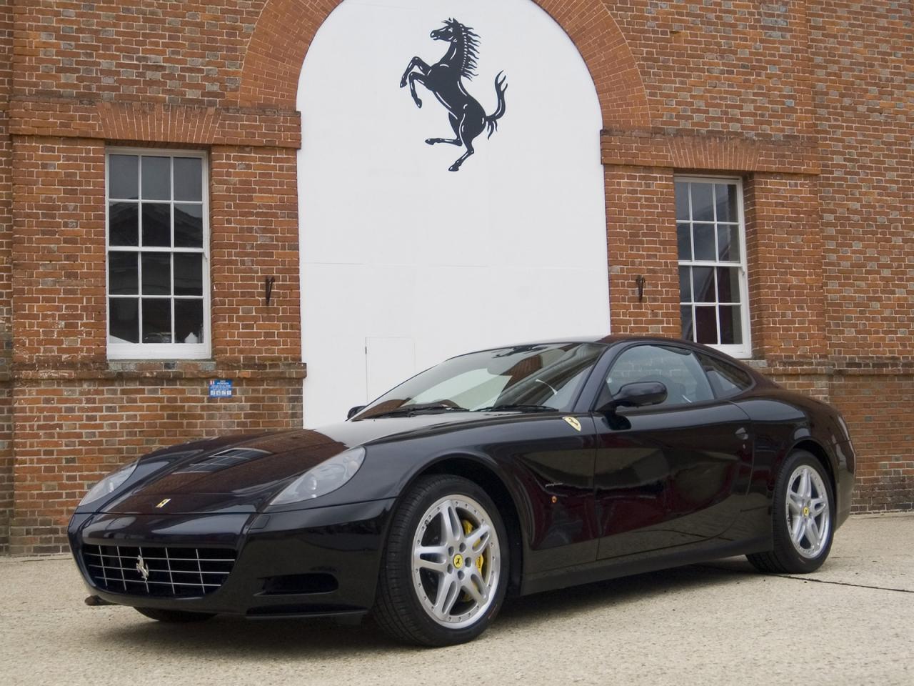 обои Ferrari 612 Scaglietti Black фото