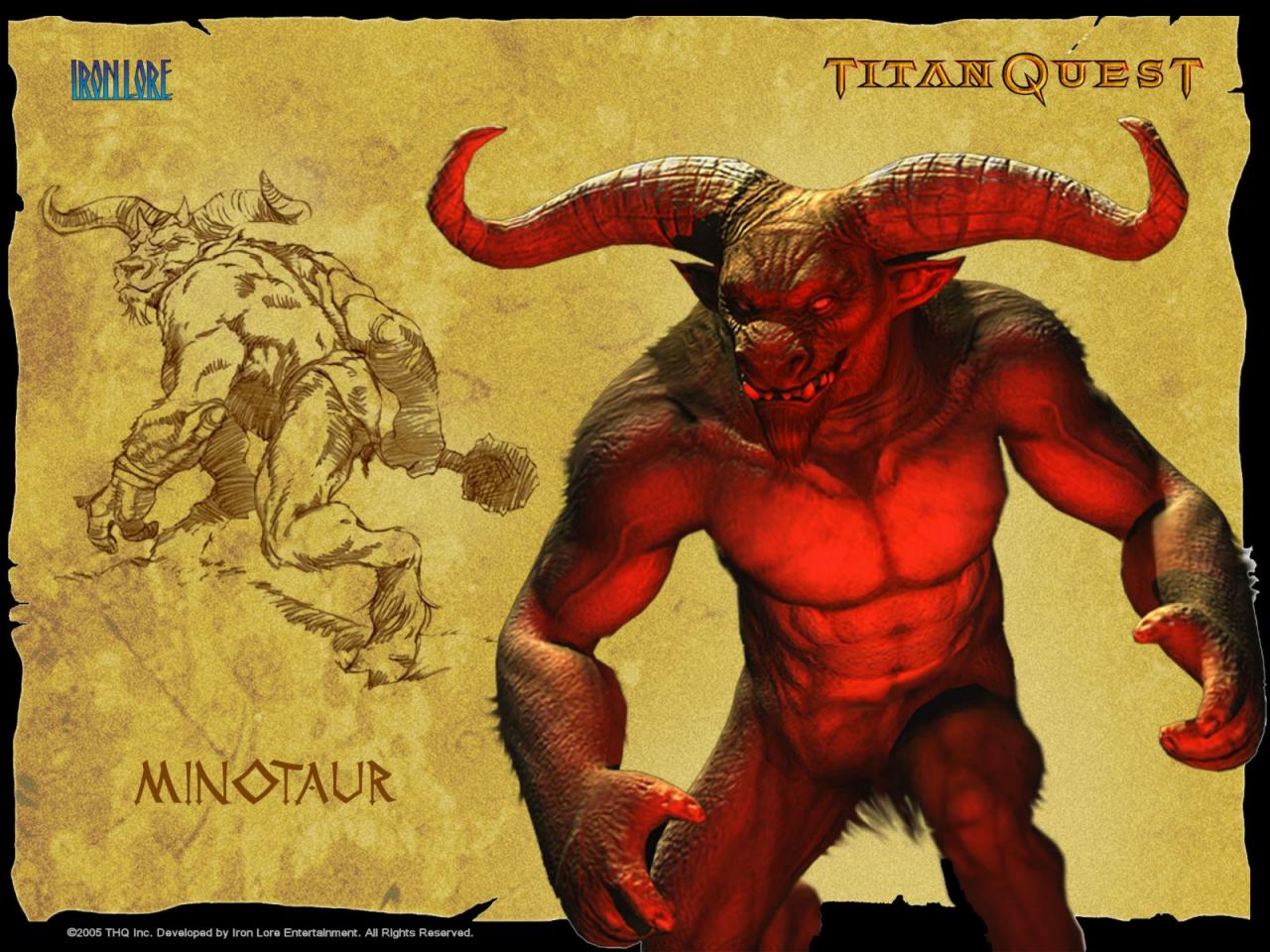 обои TitanQuest Minotaur фото