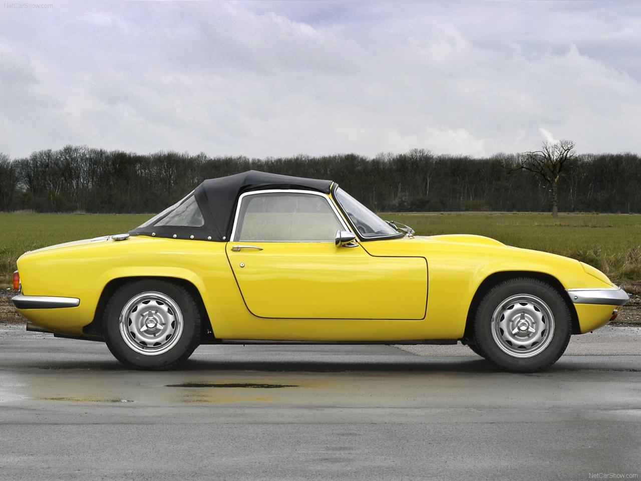 обои 1962 Lotus Elan боком фото