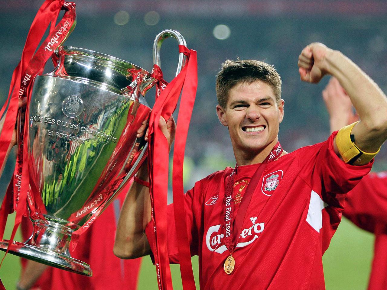 обои Футбол. Steven Gerrard, Captain of Liverpool FC фото