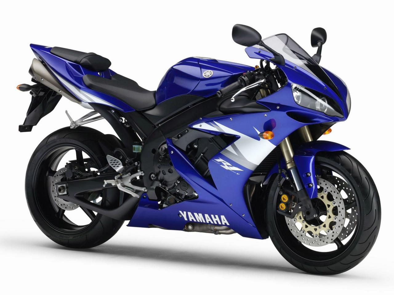 обои Yamaha R1 blue фото