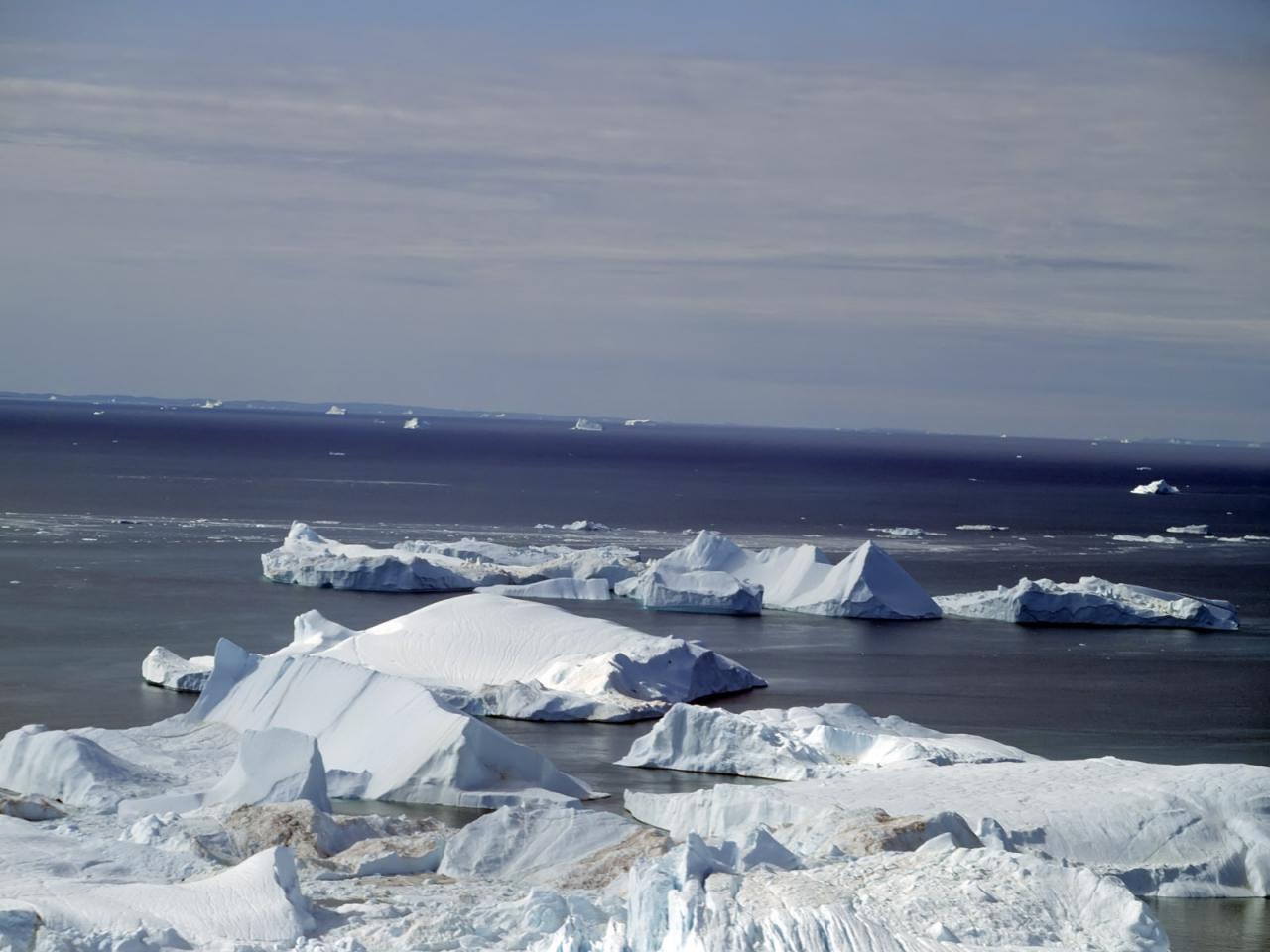 обои Дрейфующие ледники фото
