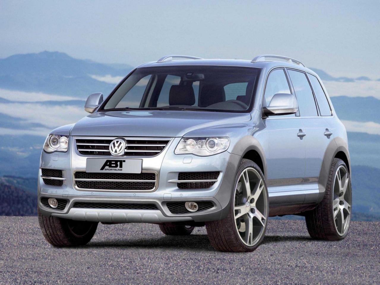 обои Volkswagen Touareg ABT tuning на больших дисках фото