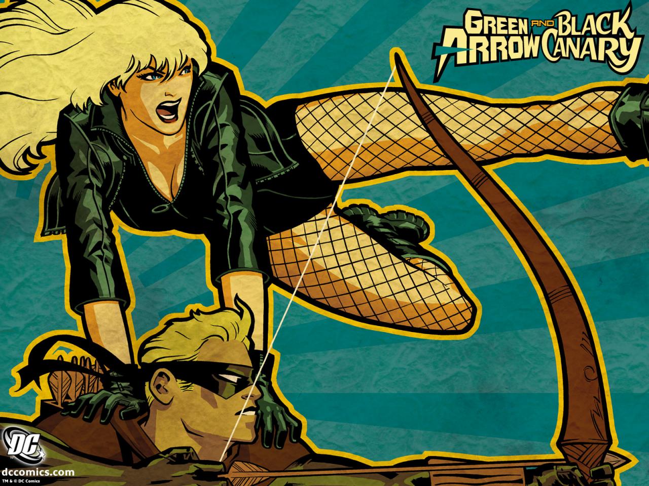 обои Green Arrow Black Canary фото