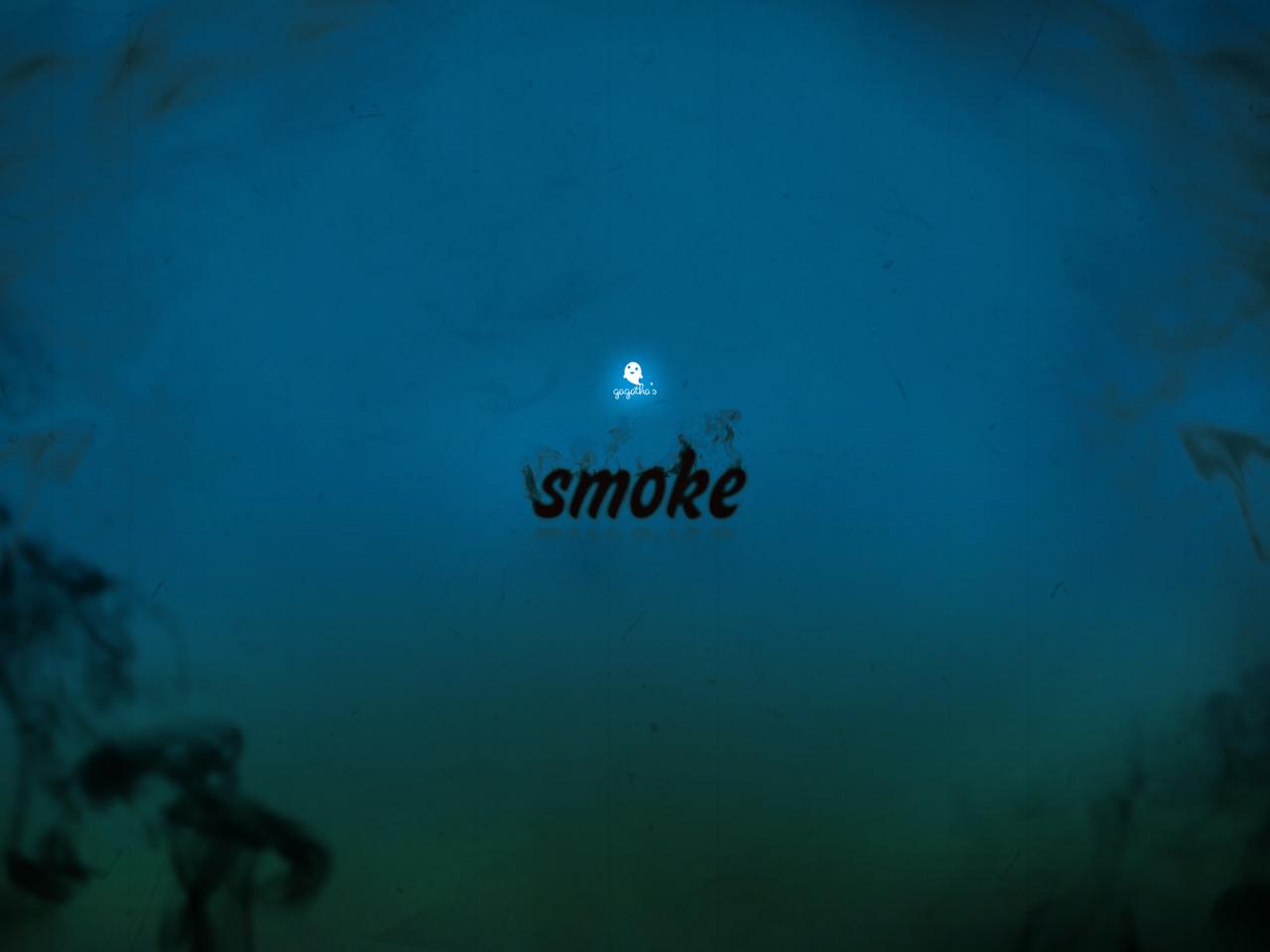 обои Надпись smoke фото