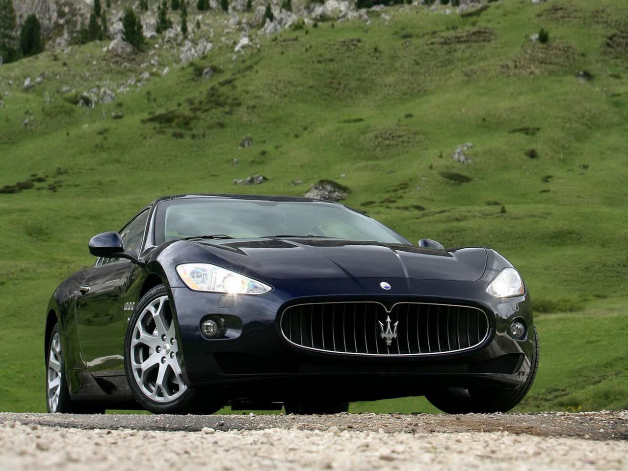 обои Maserati granturismo coupe природа фото