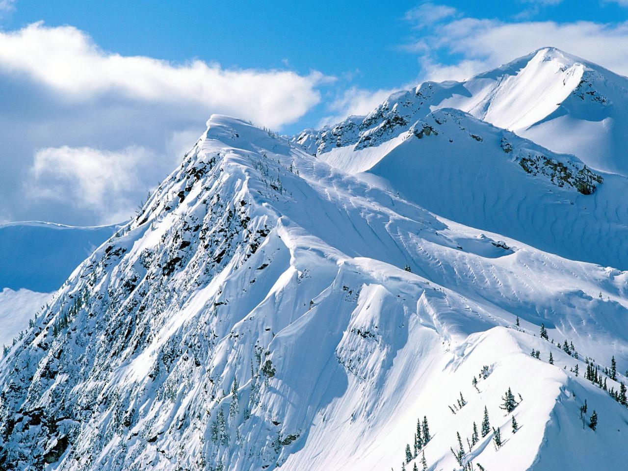 обои Snowy Peaks,   British Columbia,   Canada фото