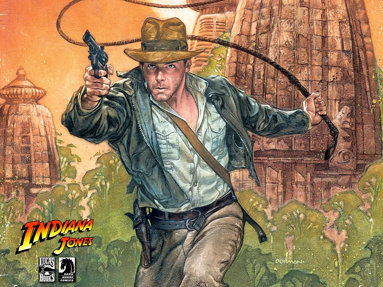 обои Indiana Jones comic фото