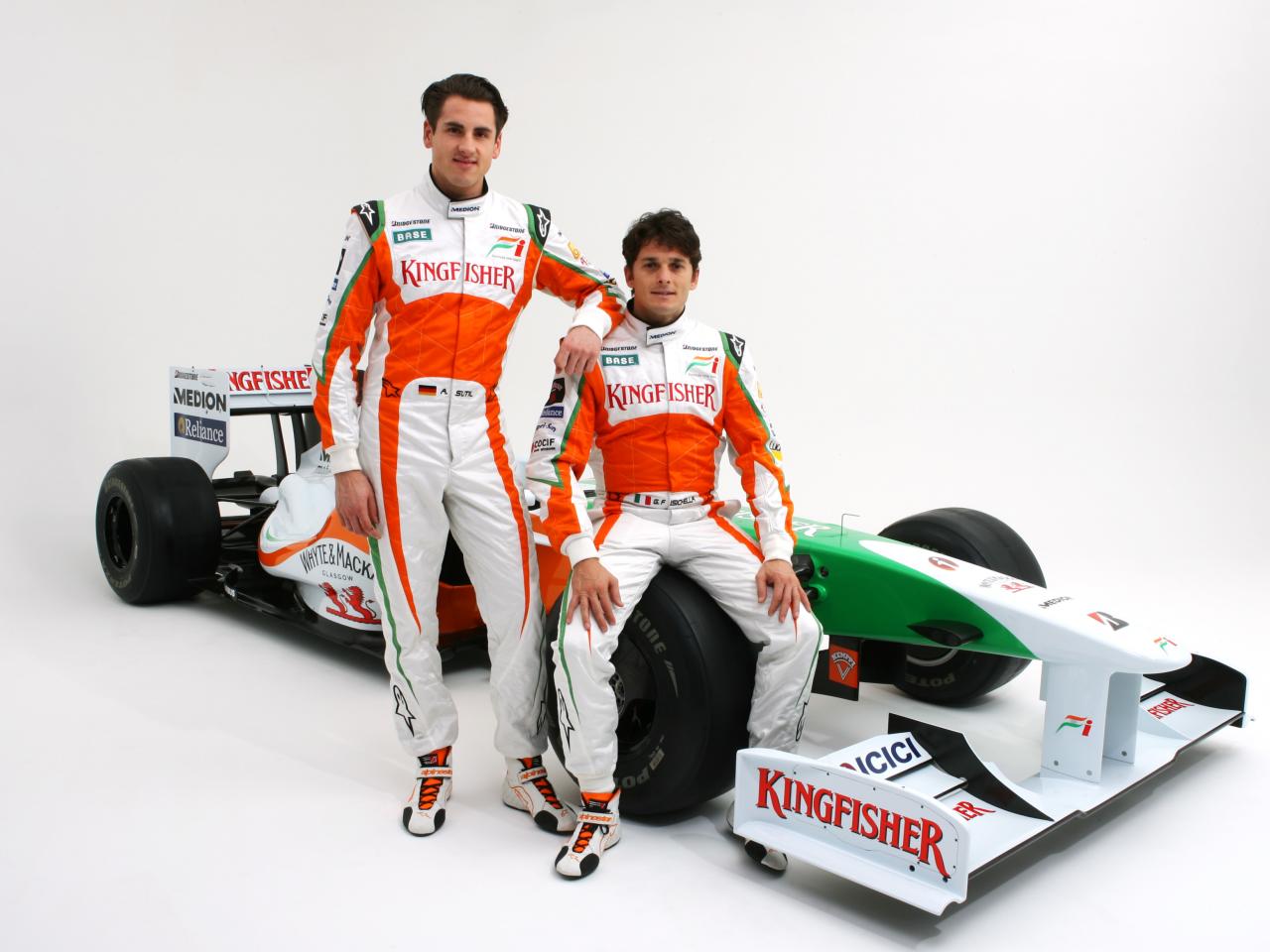 обои Launch Force India VJM02 фото