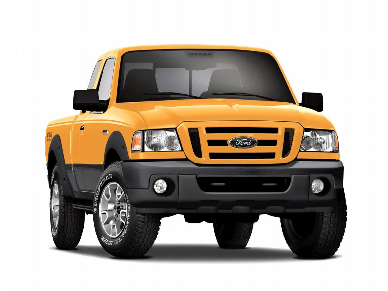 обои Ford Ranger жёлтый цвет фото