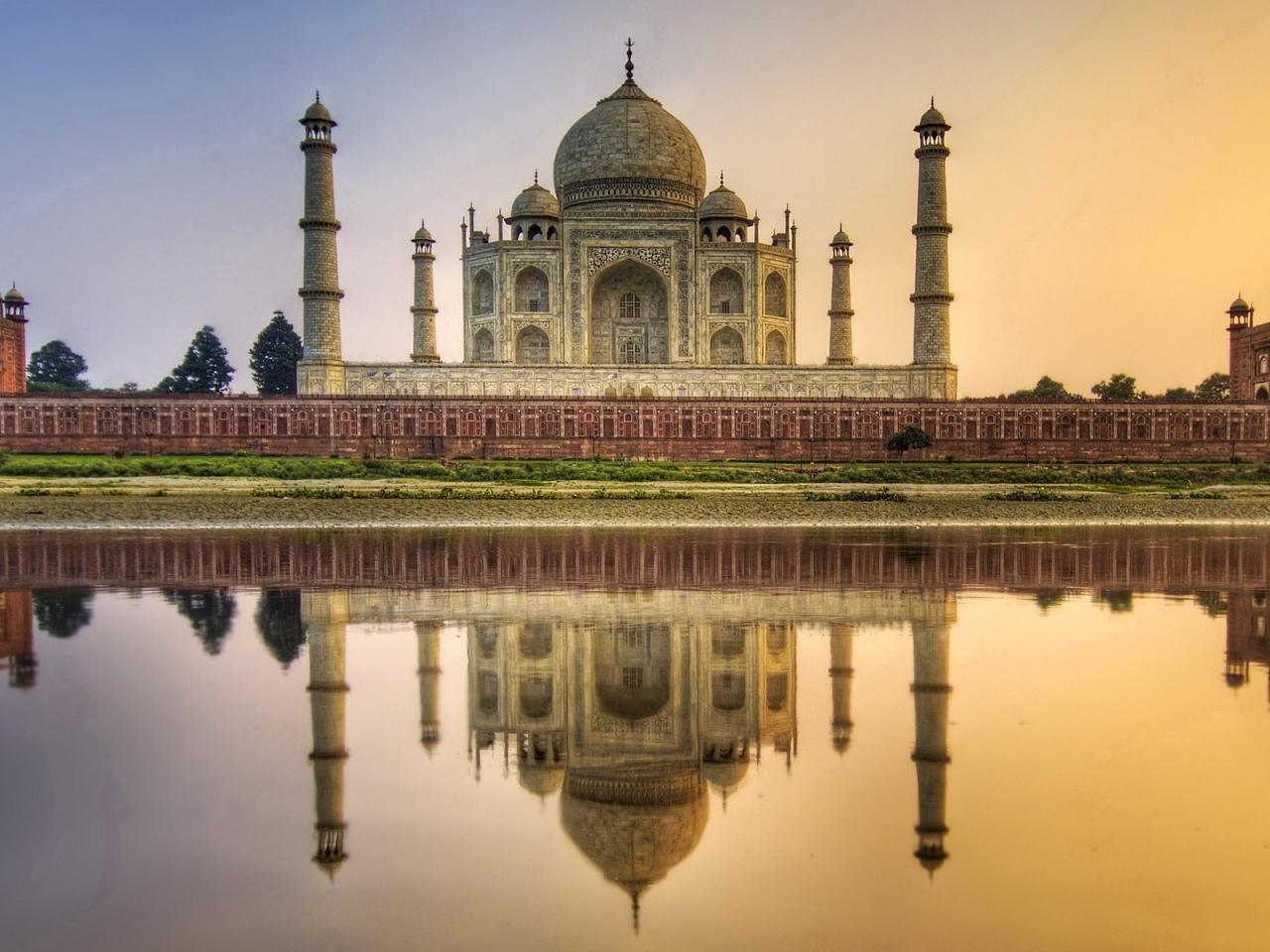 обои Taj mahal india фото
