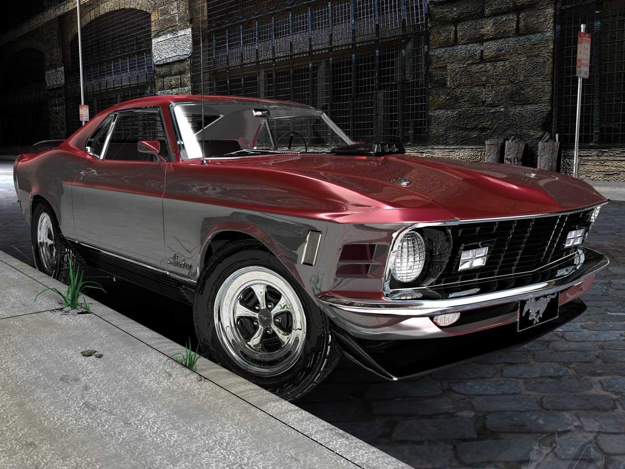 обои Ford Mustang Mach Super CobraJet фото