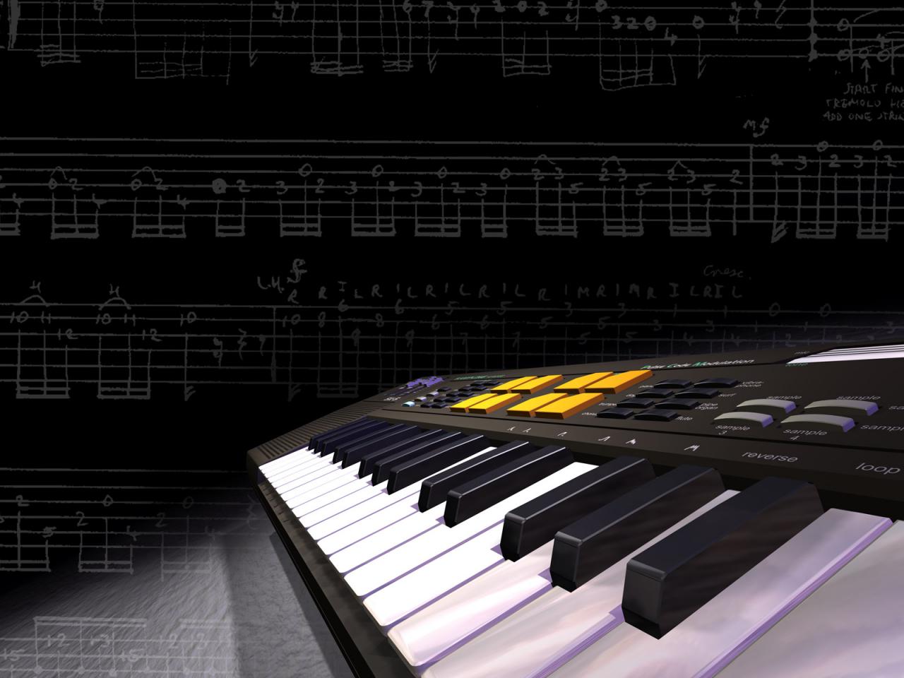 обои Keyboard Music Synthesizer фото