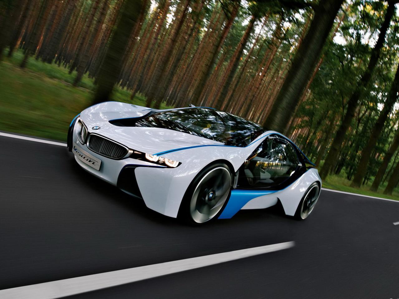 обои BMW ED vision вид со стороны фары фото