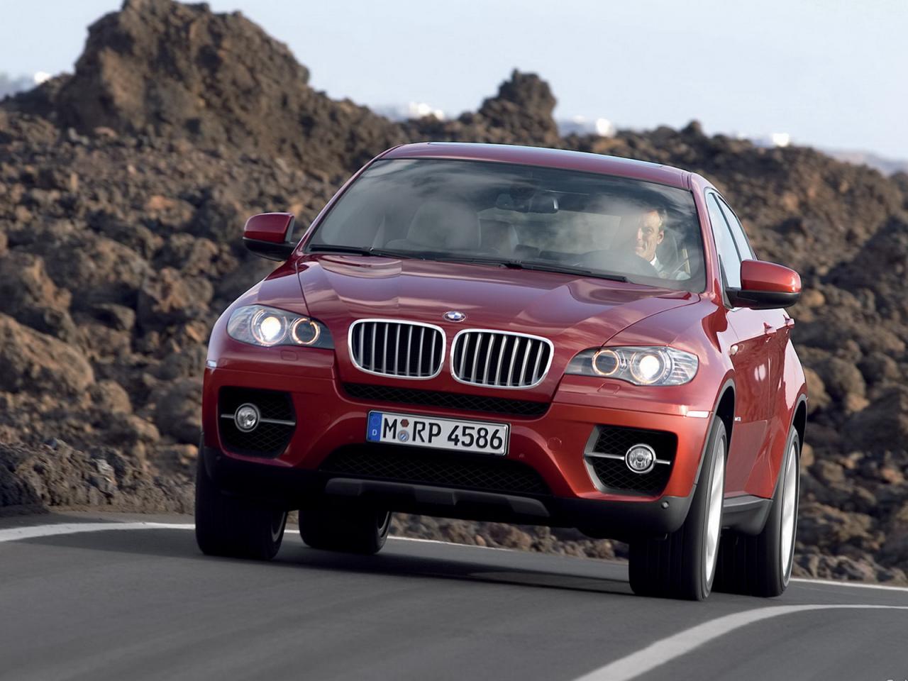 обои BMW X6 вид со стороны фото