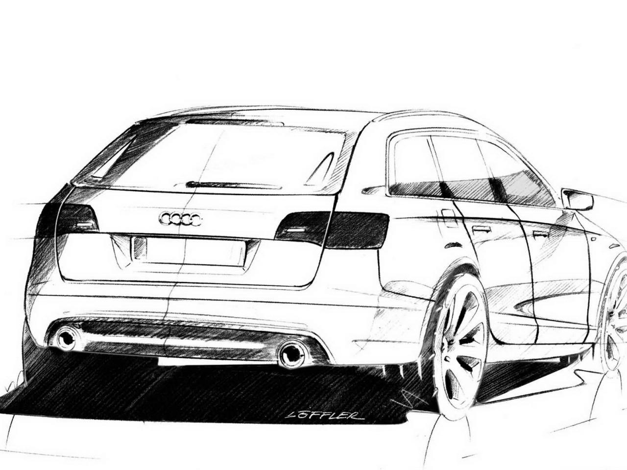 обои Audi a6 вид на изображении фото
