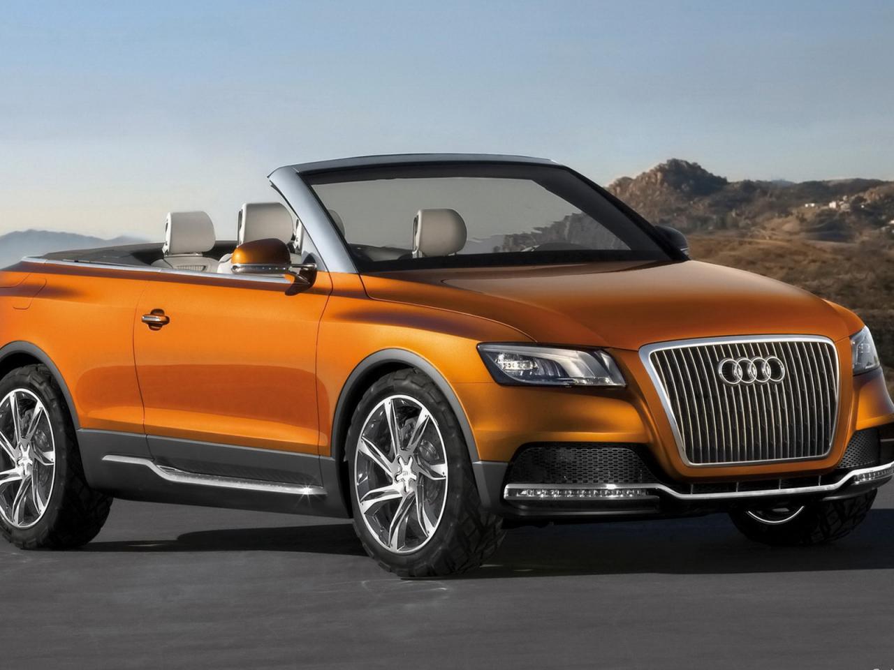 обои Audi cross cabrio вид наискосок фото