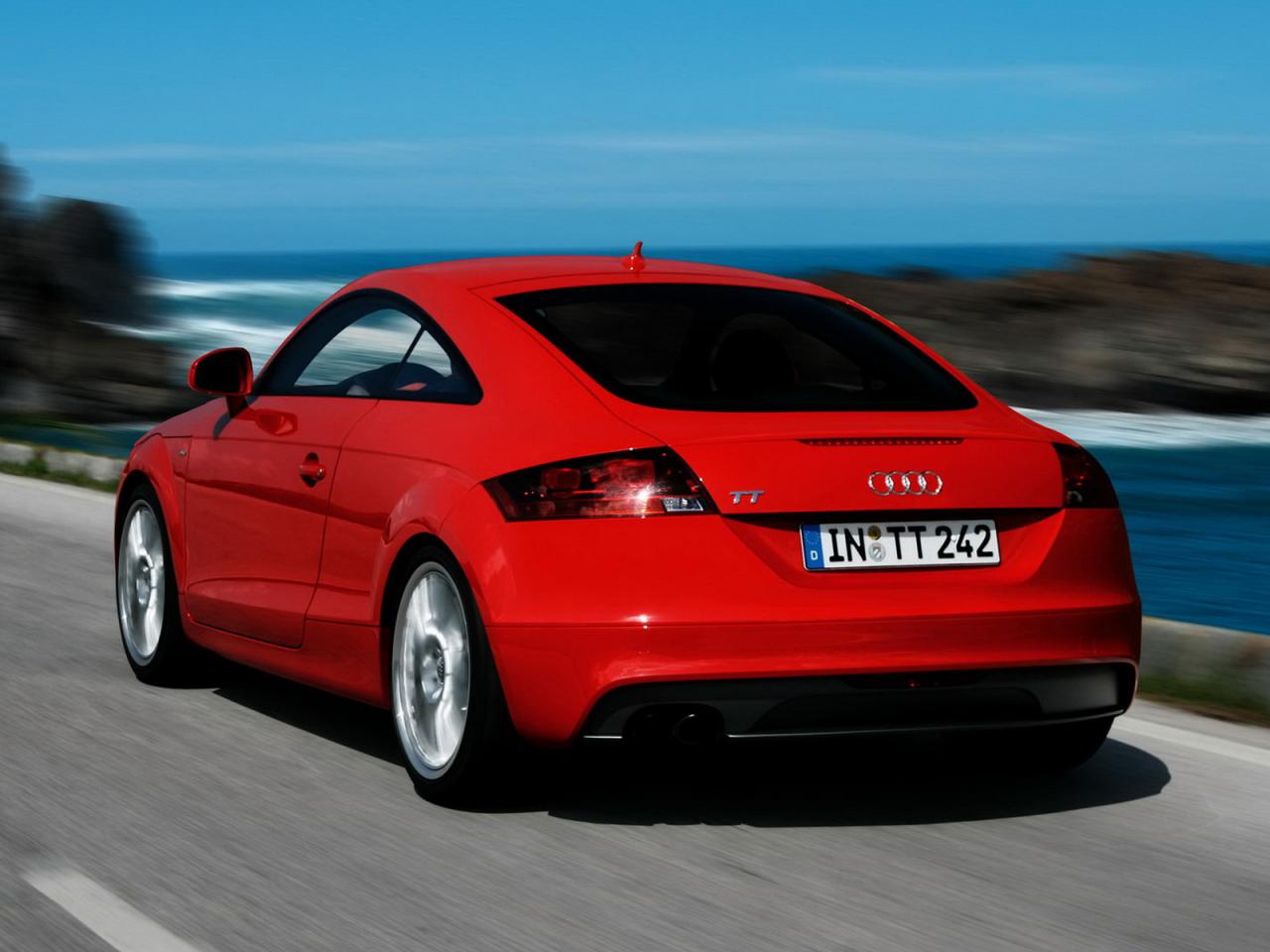 обои Audi TT обзор сзади_ фото