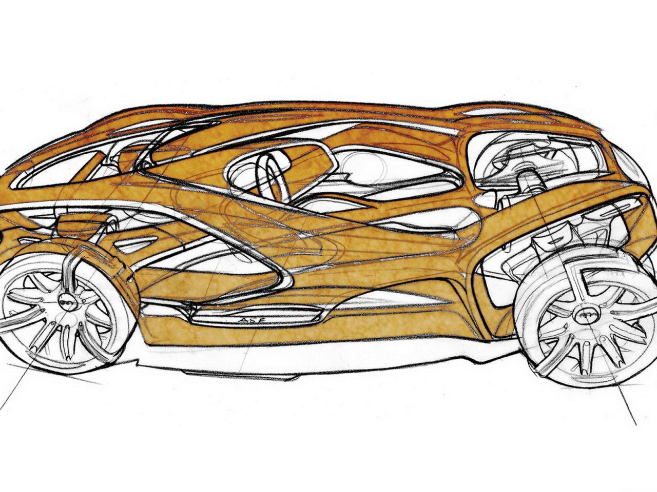 обои Audi Dynamic Space Frame conc 2006 вид на рисунке фото