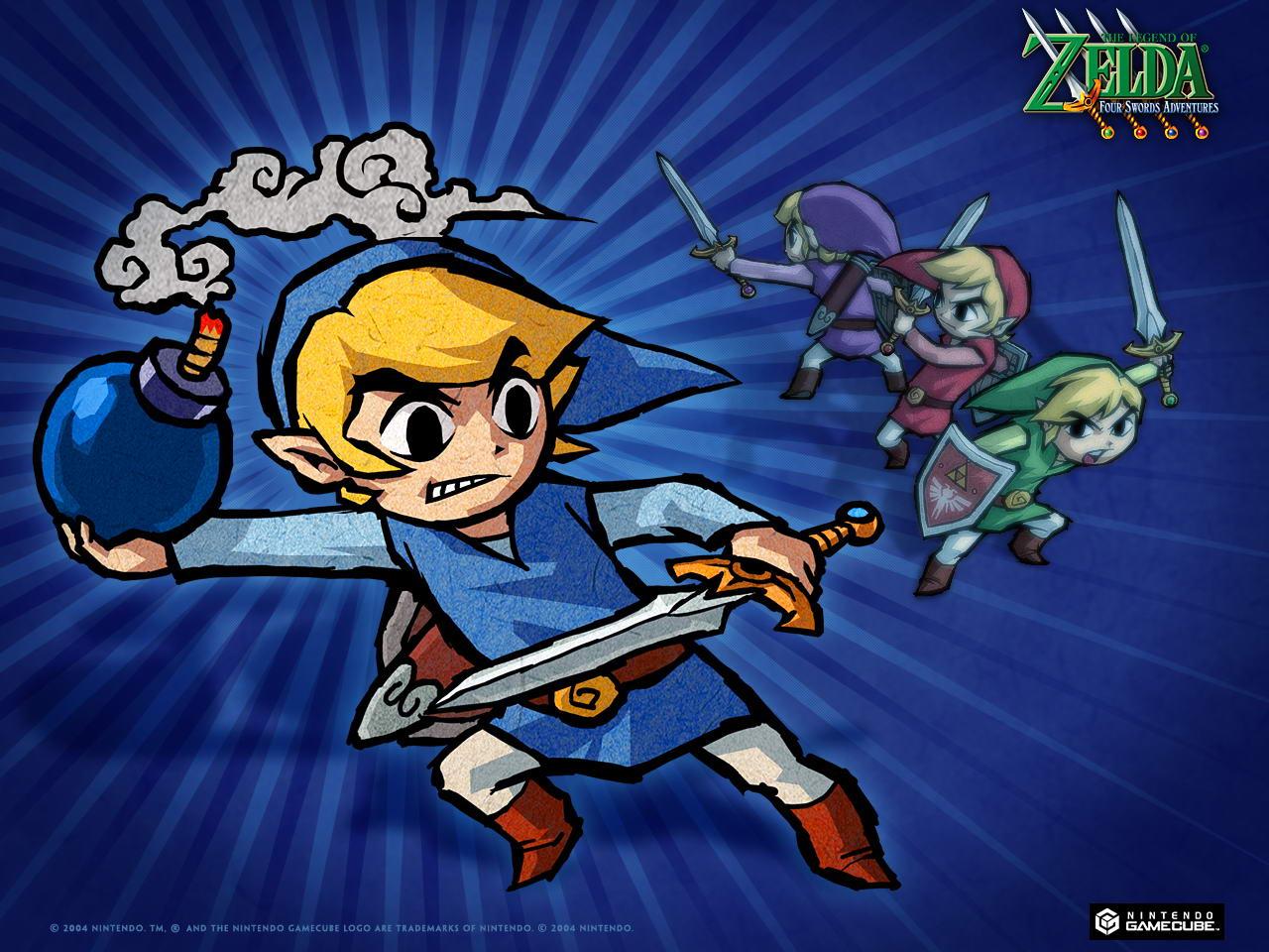 обои Legend of Zelda Four Swords Adventures фото