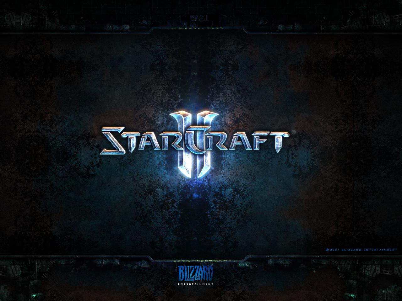 обои StarCraft II  Logo фото