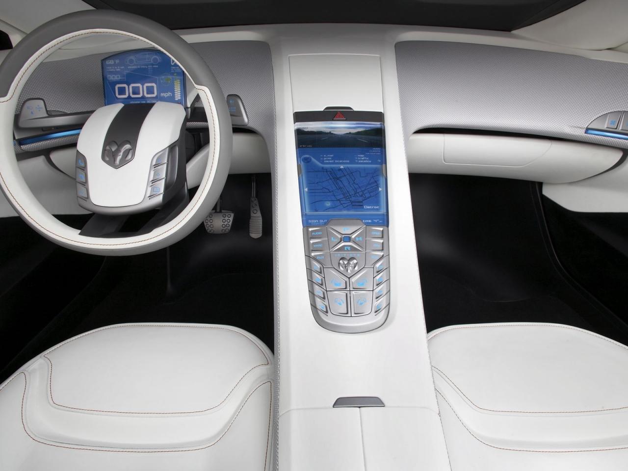 обои Dodge Zeo concept interior фото