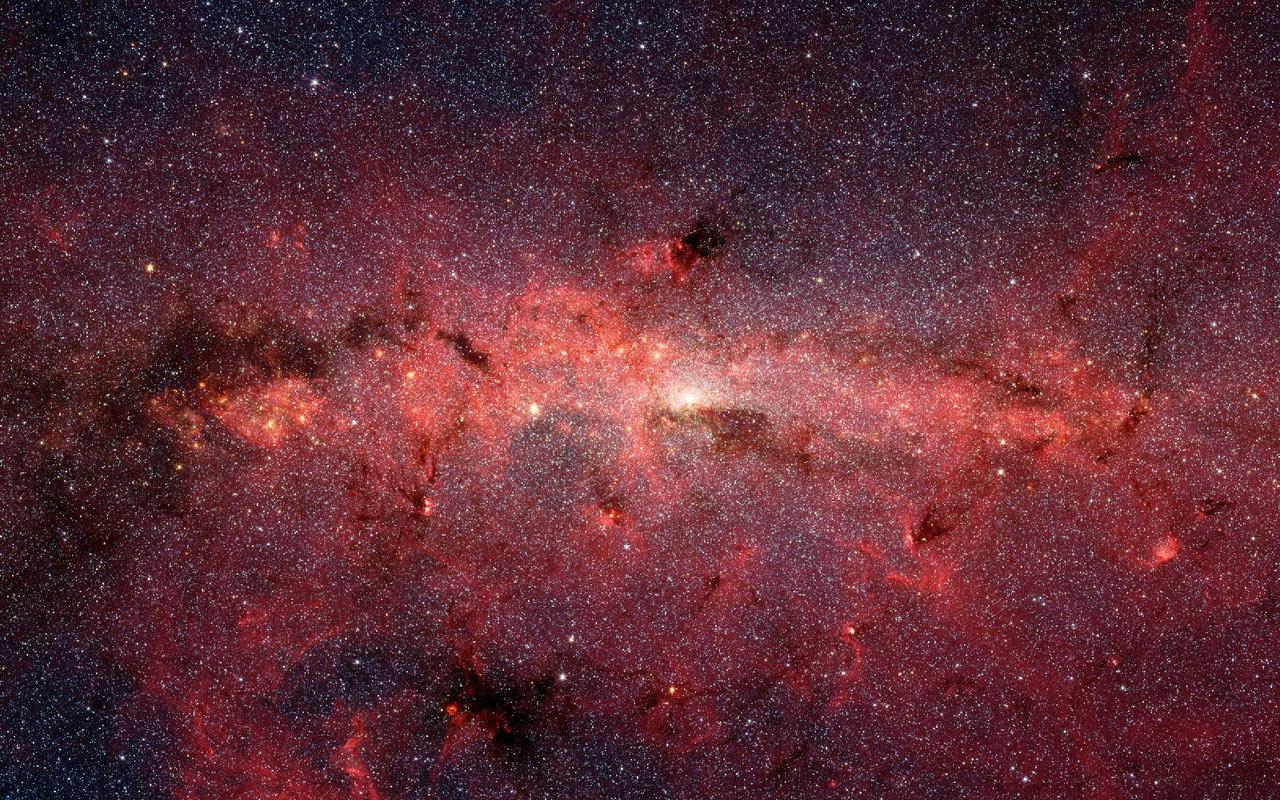 обои Stars at the Galactic Center,   Milky Way Galaxy фото