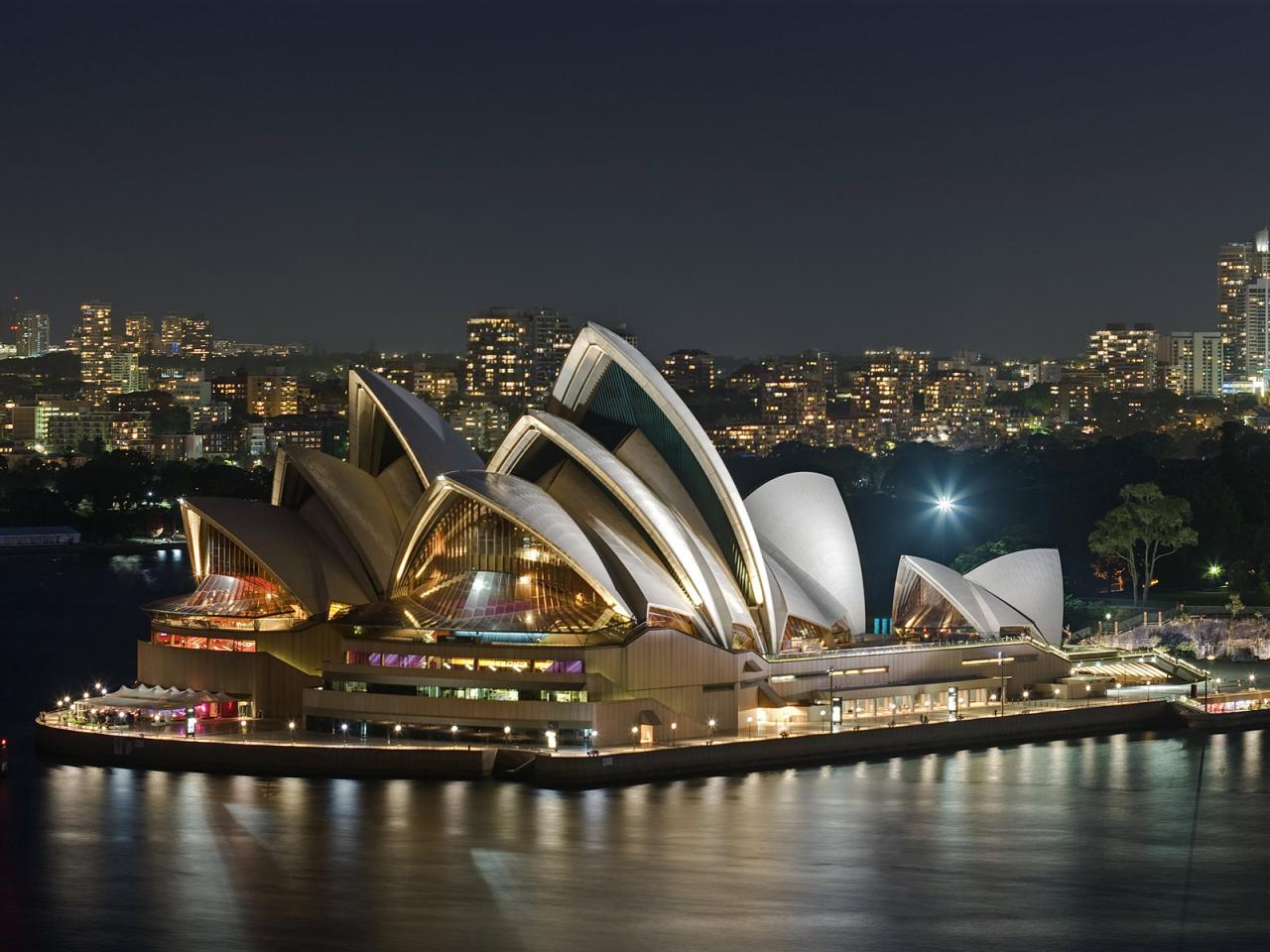 обои Sydney Opera House at Night,   Australia фото