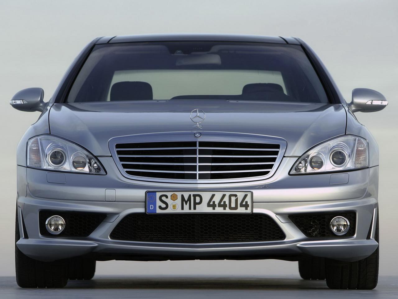 обои MB S65 AMG  вид авто спереди фото