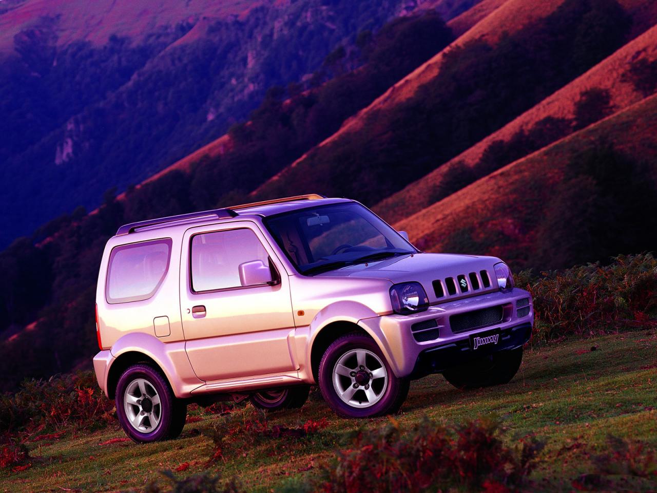 обои Suzuki Jimny красивый закат фото