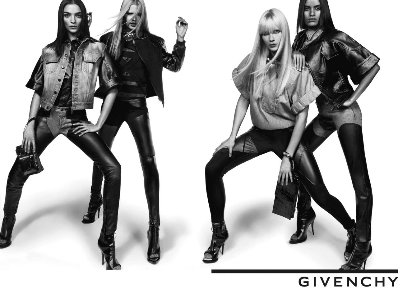 обои Mariacarla Boscono in Givenchy Ad фото