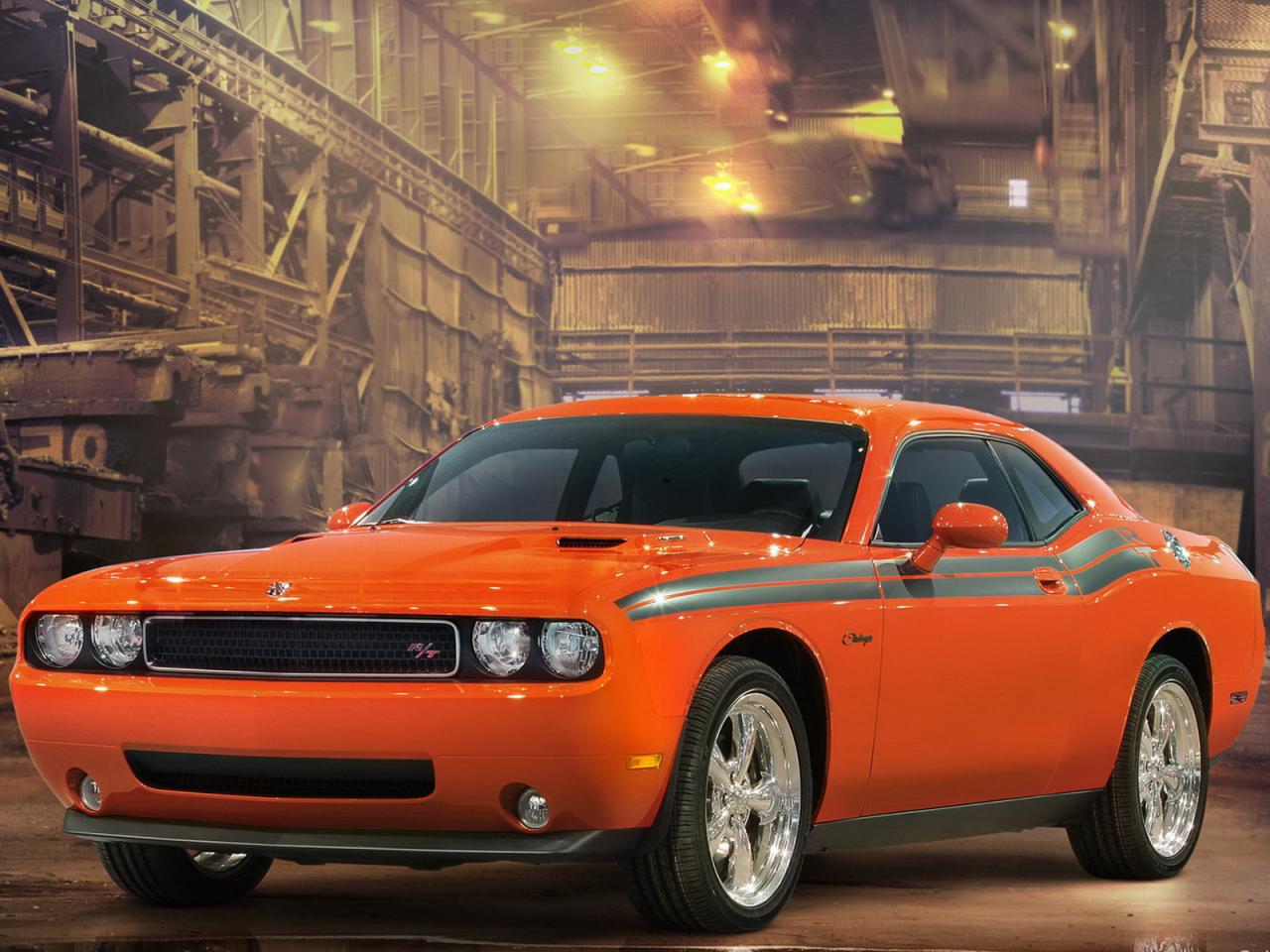 обои Dodge challenger вид авто с другого плана фото