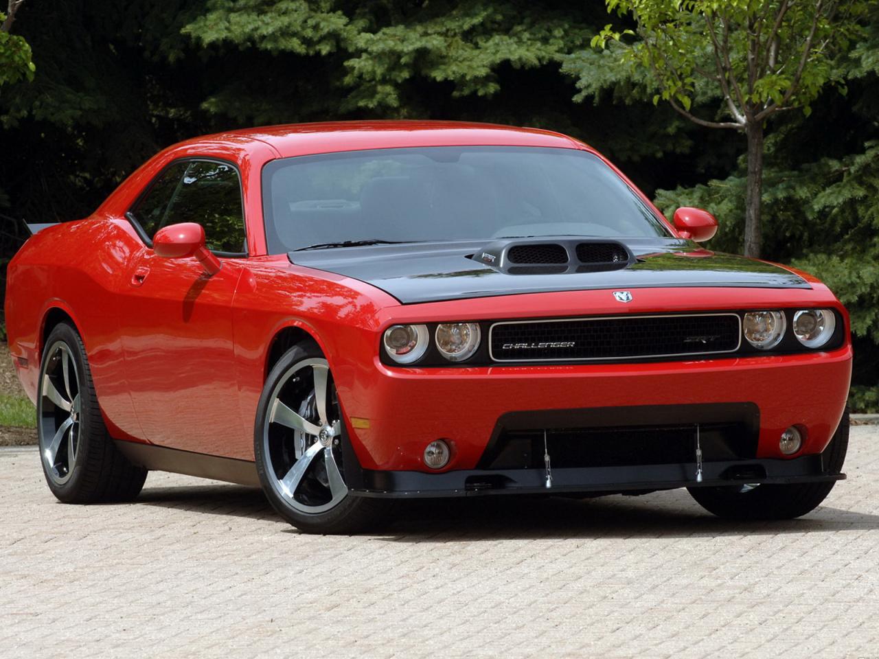 обои Dodge challenger srt10 вид авто спереди фото