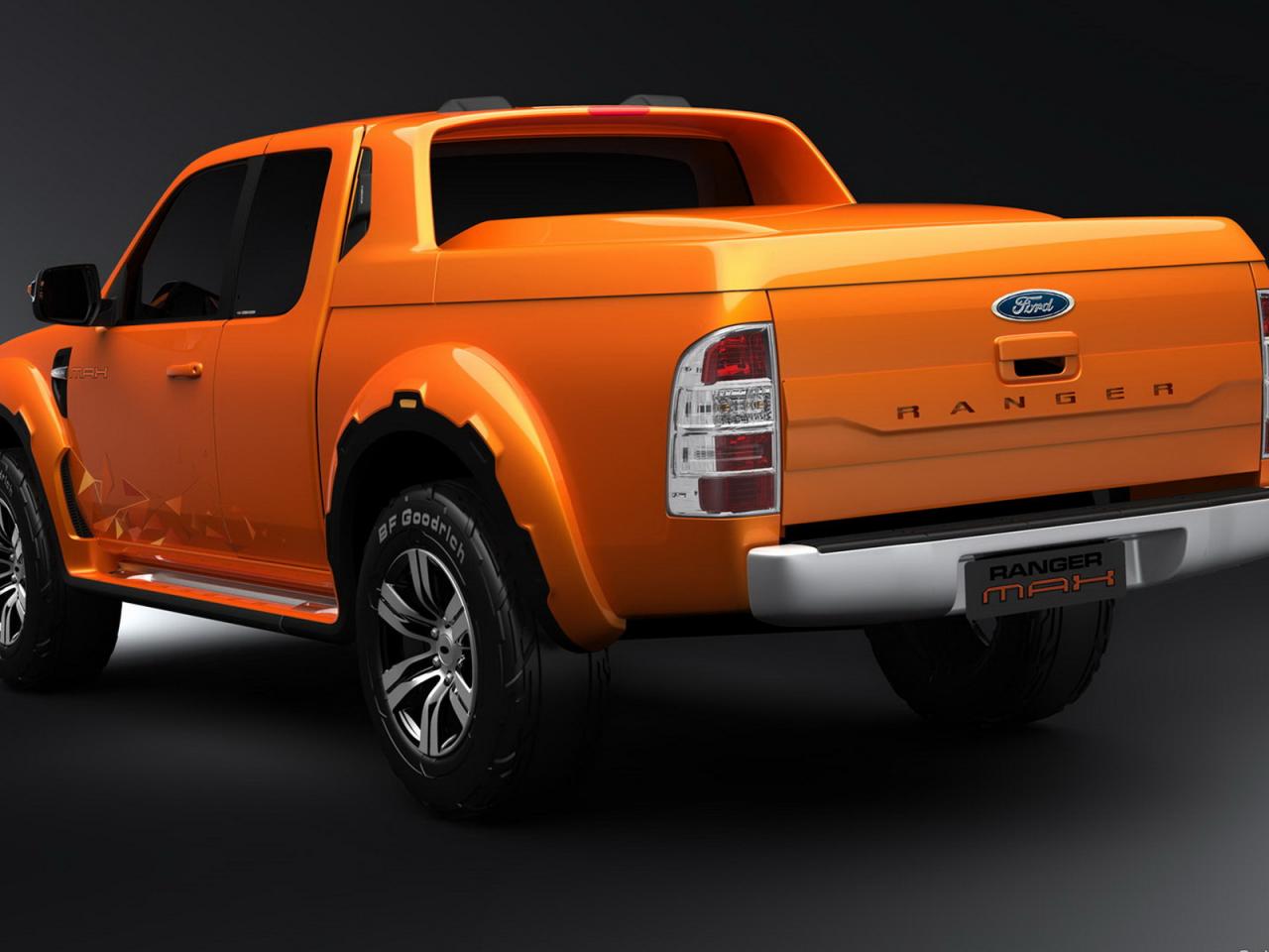 обои Ford Ranger concept вид авто сзади фото