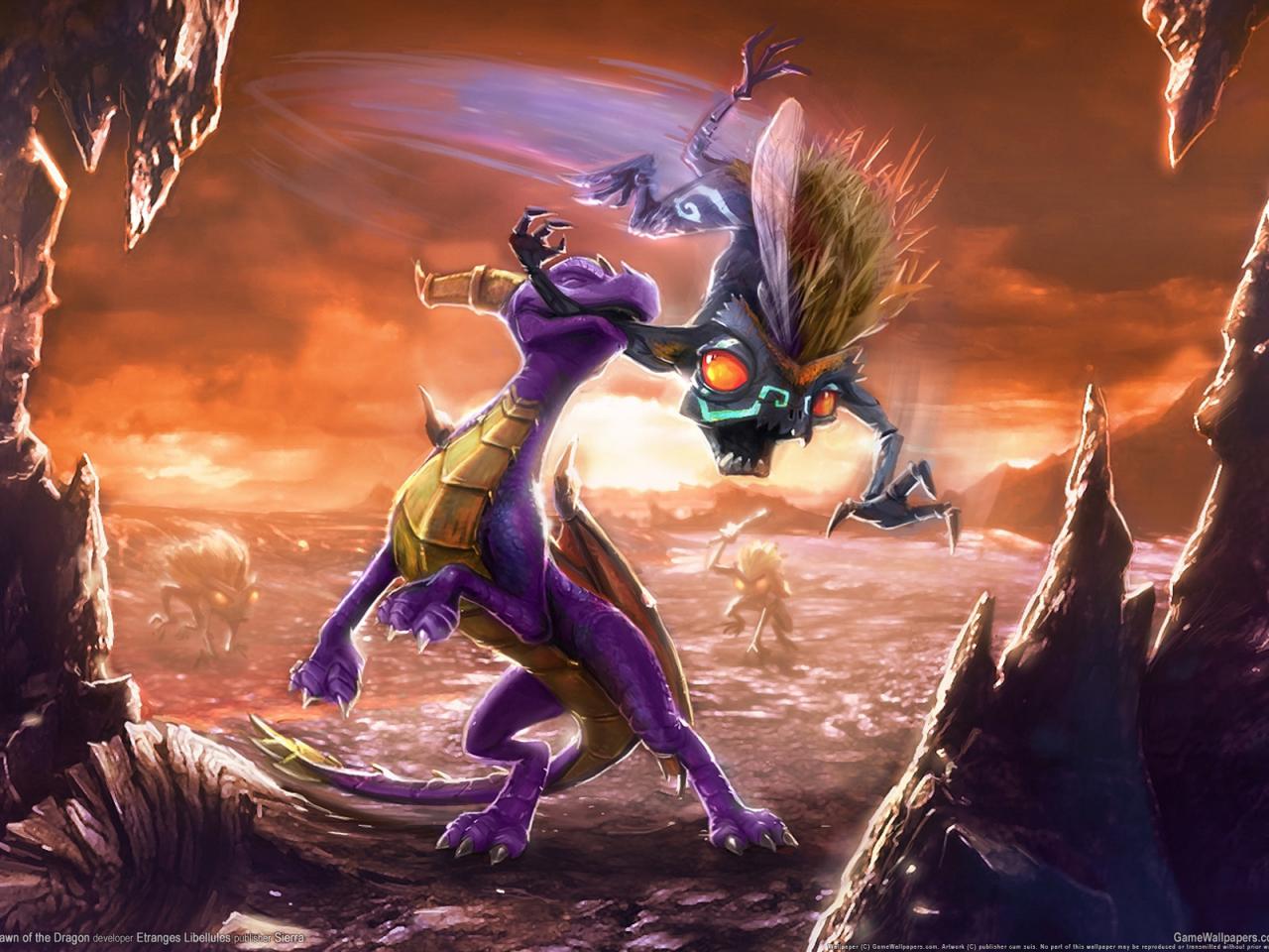 обои Game the legend of spyro dawn of the dragon фото