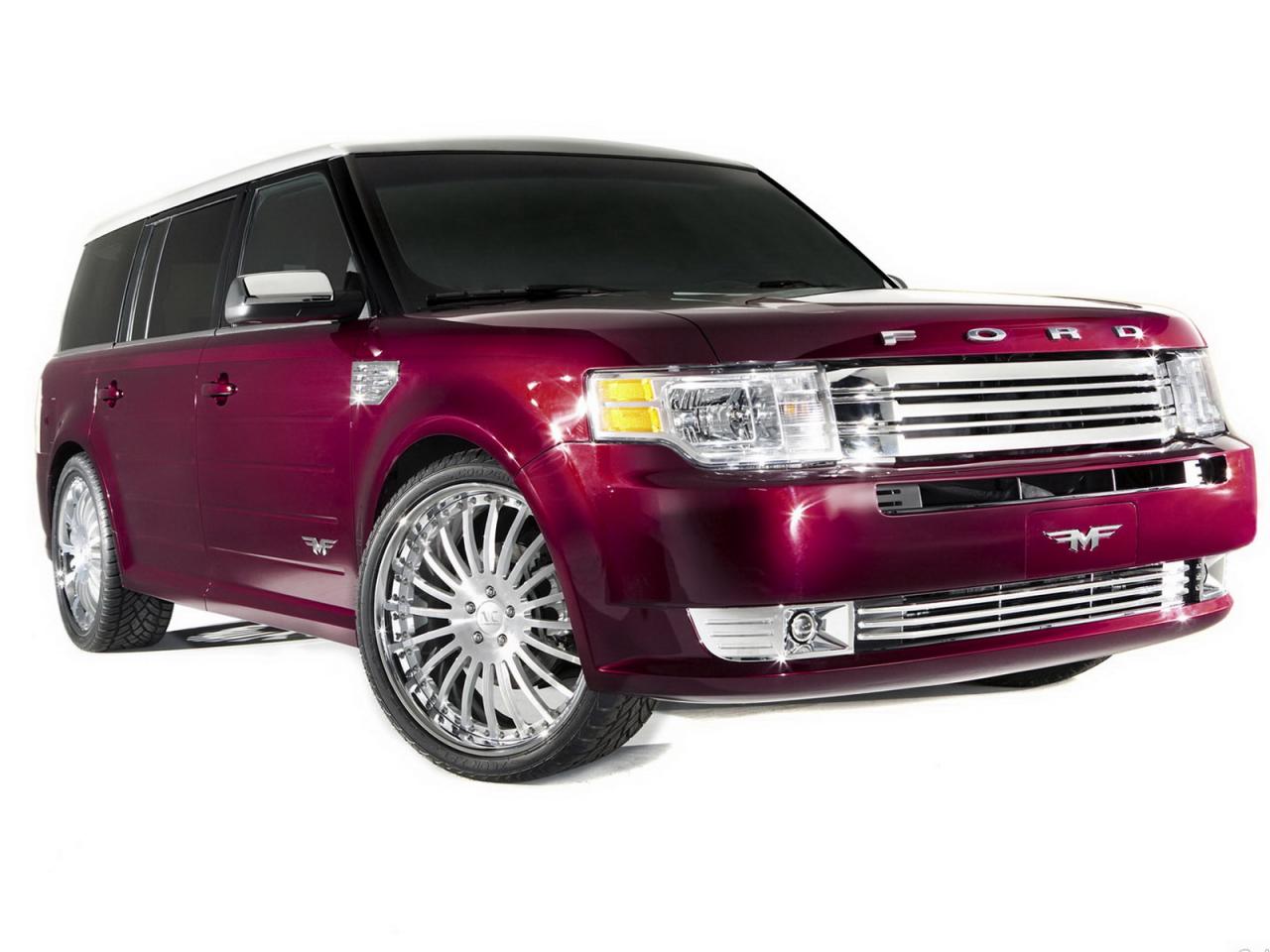 обои Ford flex вид авто спереди с другого ракурса фото