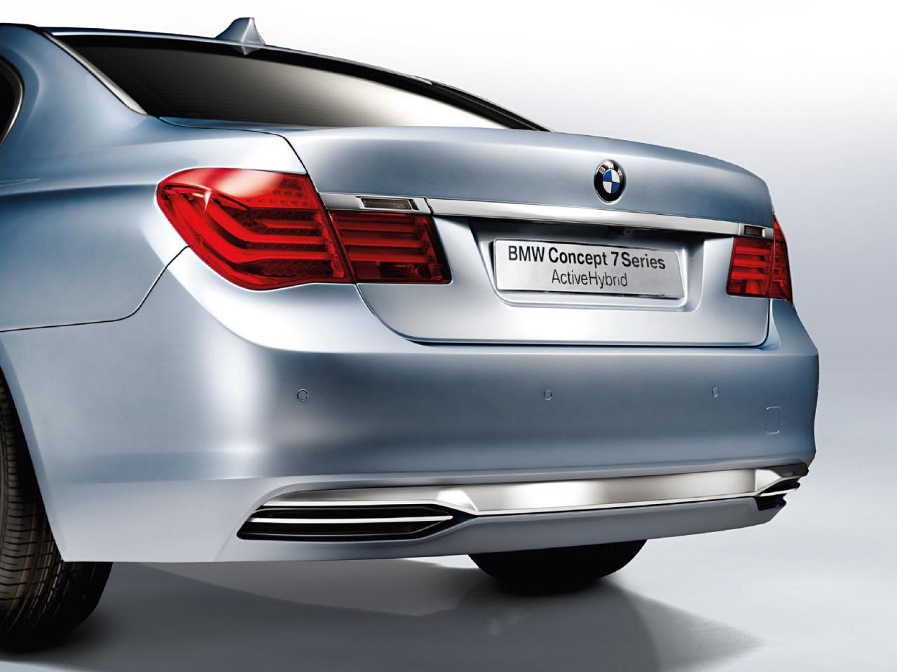 обои Bmw 7 series activehybrid concept rear detail фото