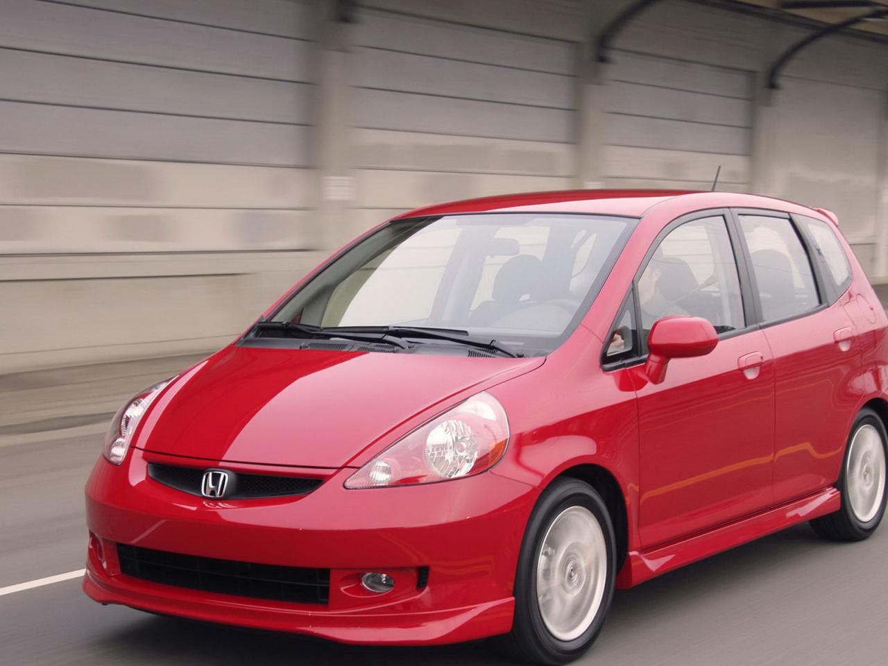 обои Honda Fit Sport вид авто спереди фото