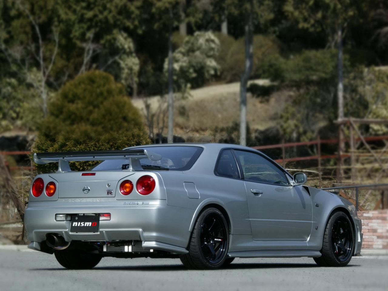 обои Nismo skyline вид авто сзади фото