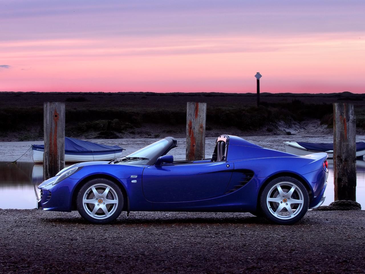 обои Lotus Elise S Sunset фото