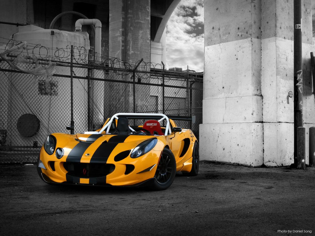 обои Lotus Elise Spyder1 Front Angle фото