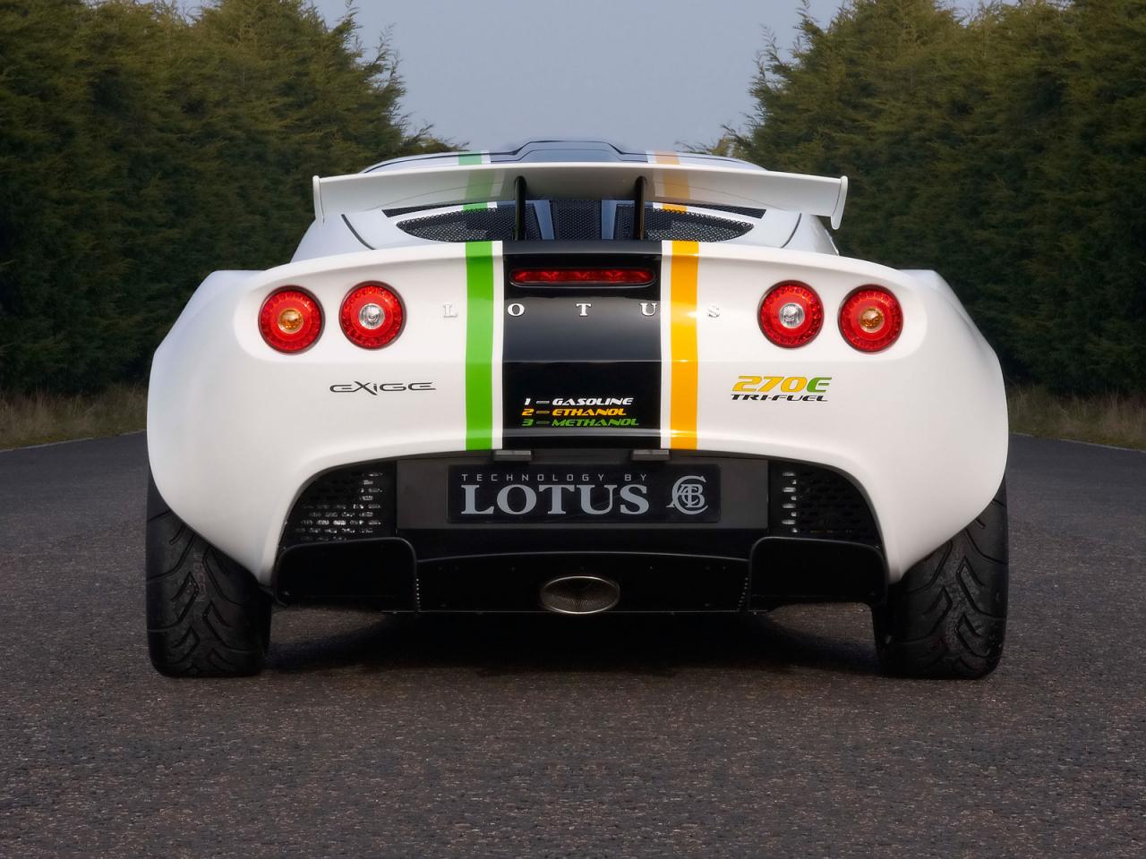 обои Lotus Exige 270E TriFuel Concept Rear фото