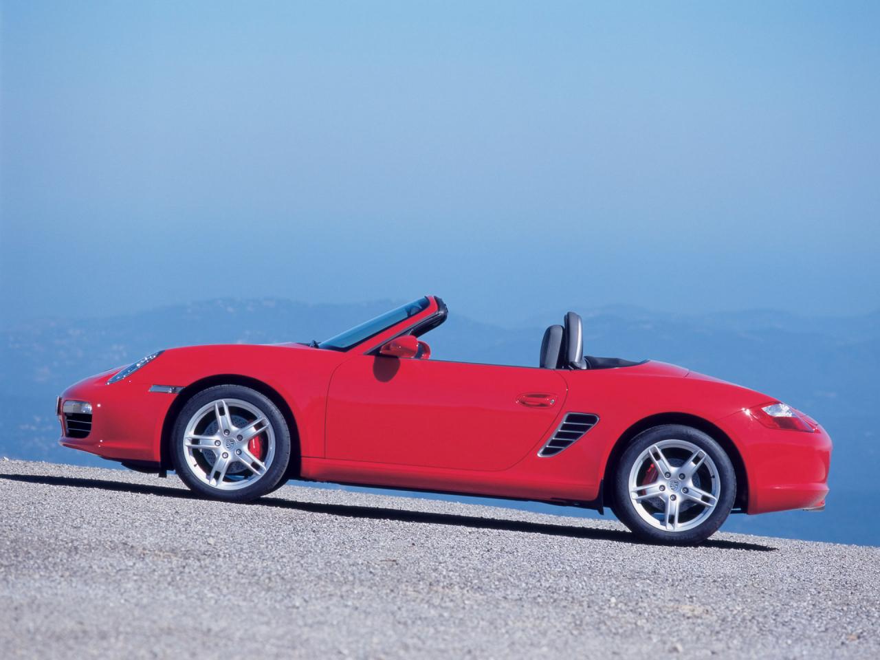 обои Porsche Boxster S Side фото