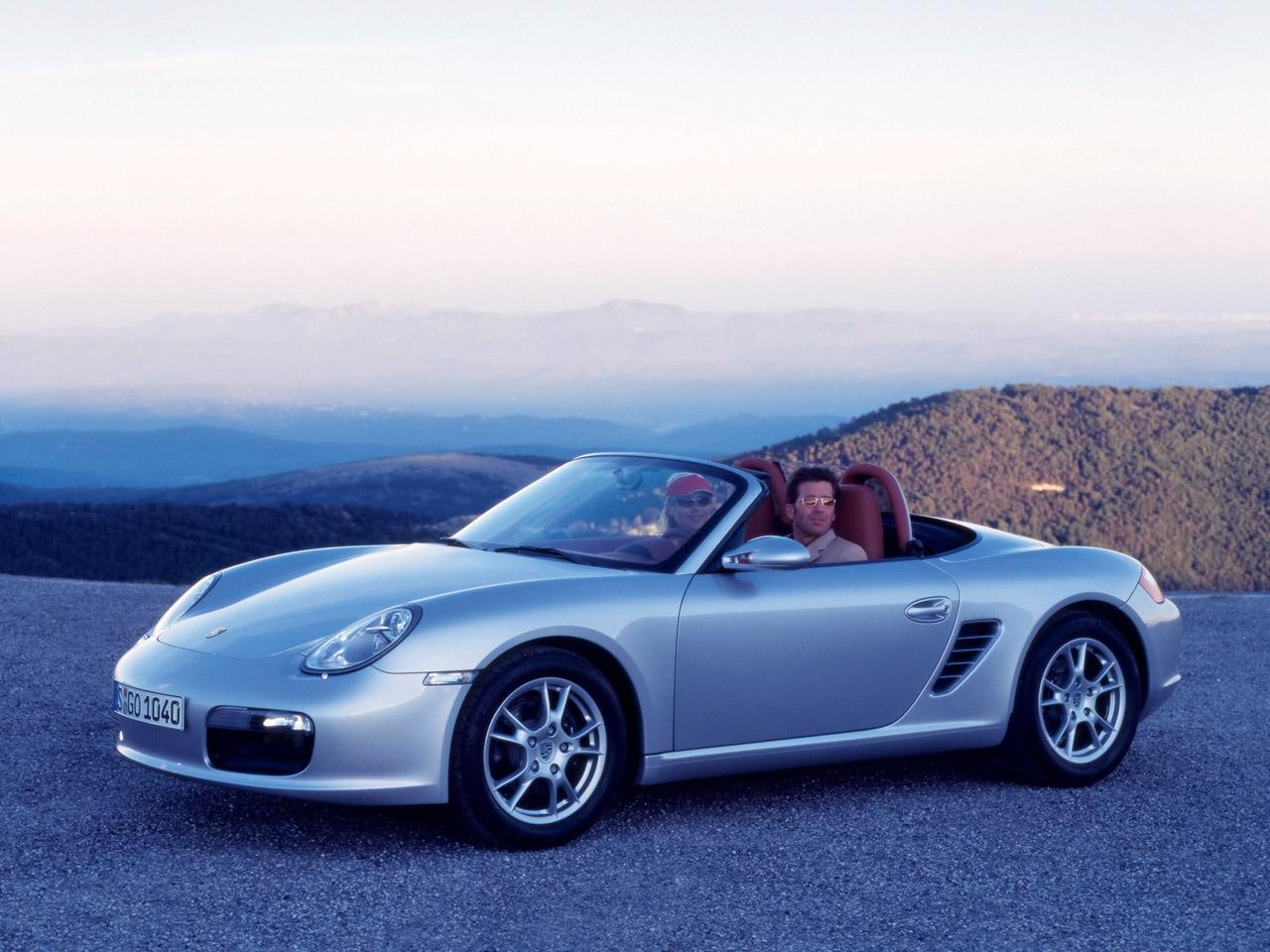 обои Porsche Boxster SA Mountains фото