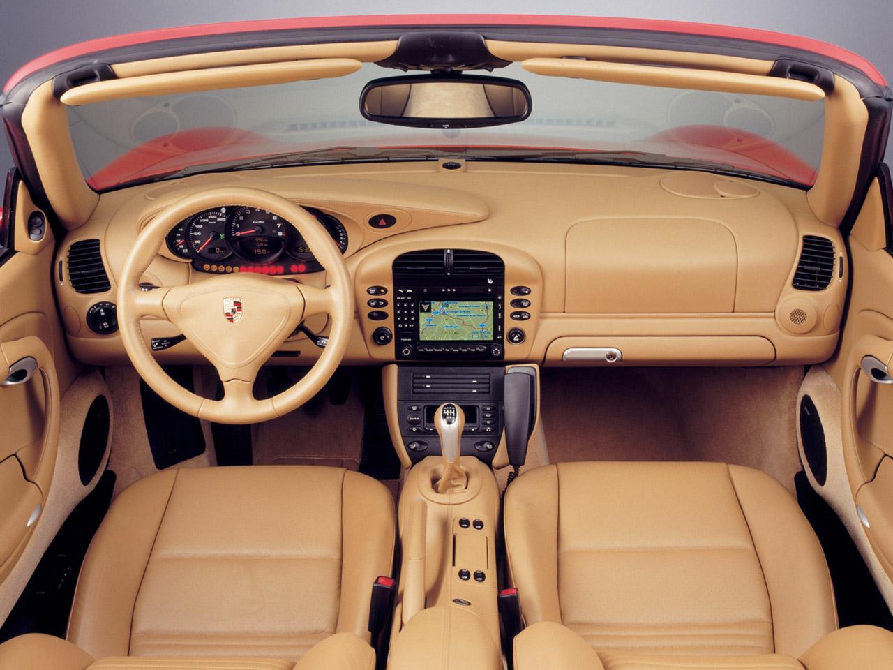 обои Porsche Turbo Convertible Interior фото