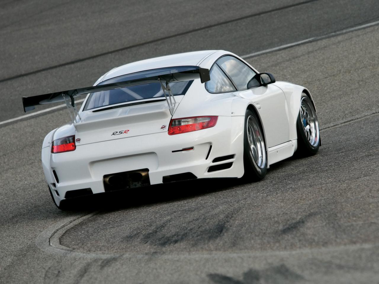 обои Porsche 911 GT3 RSR Rear Angle Tilt Speed фото
