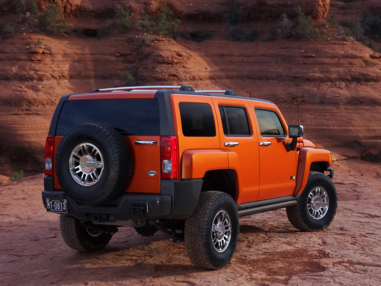 обои 2008-Hummer- H3-Alpha-Rear-And-Side-1600x1200 фото